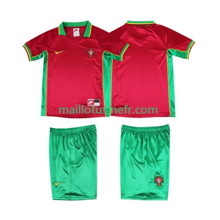 Maillot de Foot Portugal Domicile Retro 1998 - Enfant